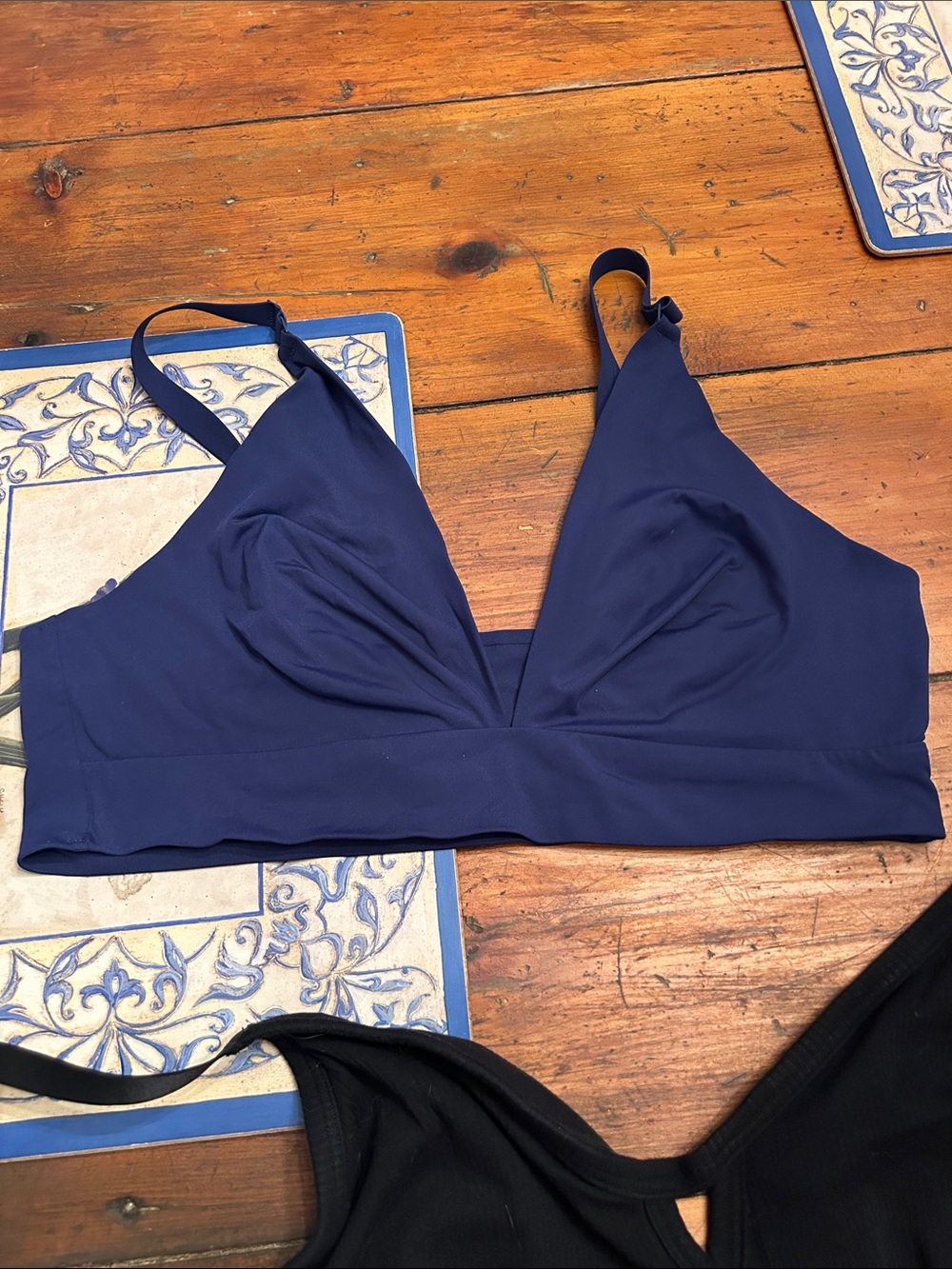 Everlane Navy Blue Bralette